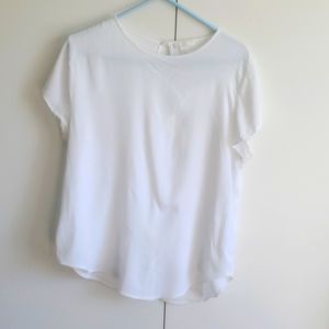 H&M Sheer White Top